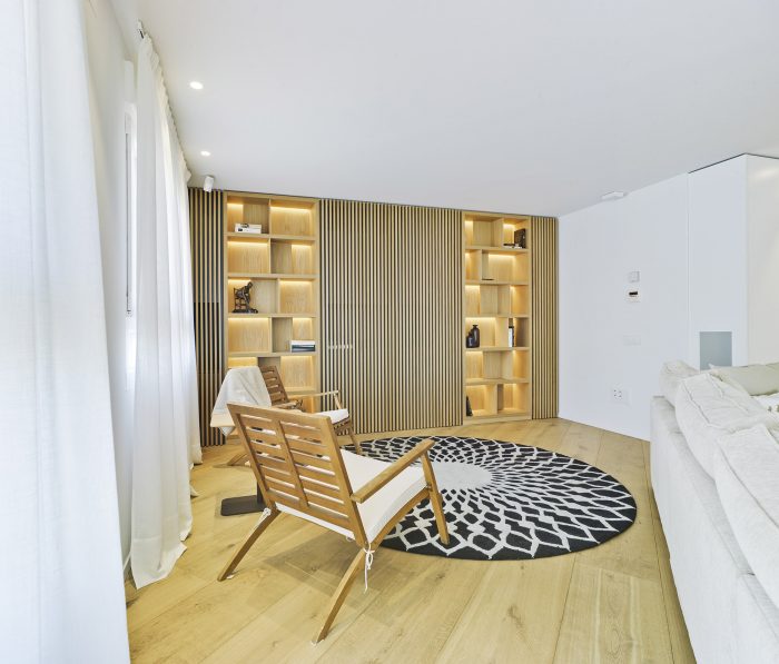 Librería salón diseño interior Murcia Alberto García