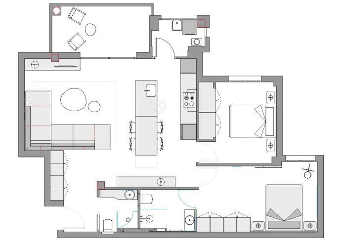 PLANO DISTRIBUCION VIVIENDA