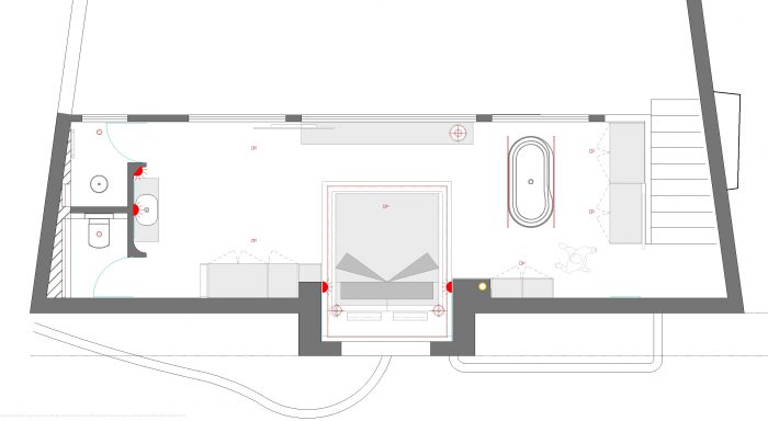 como iluminar un dormitorio- lámparas colgantes- pea