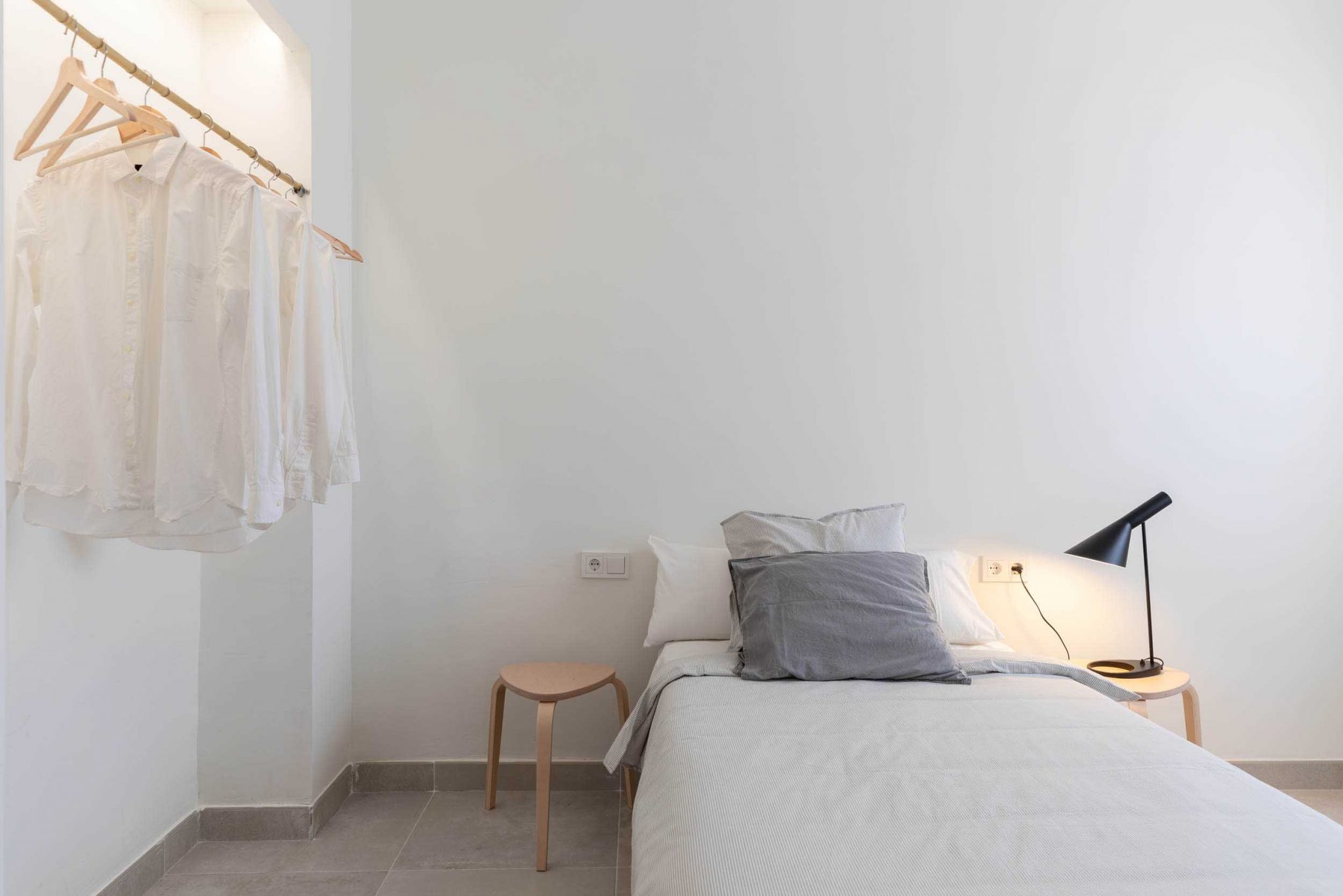 dormitorio minimalista diseño interior Alberto García