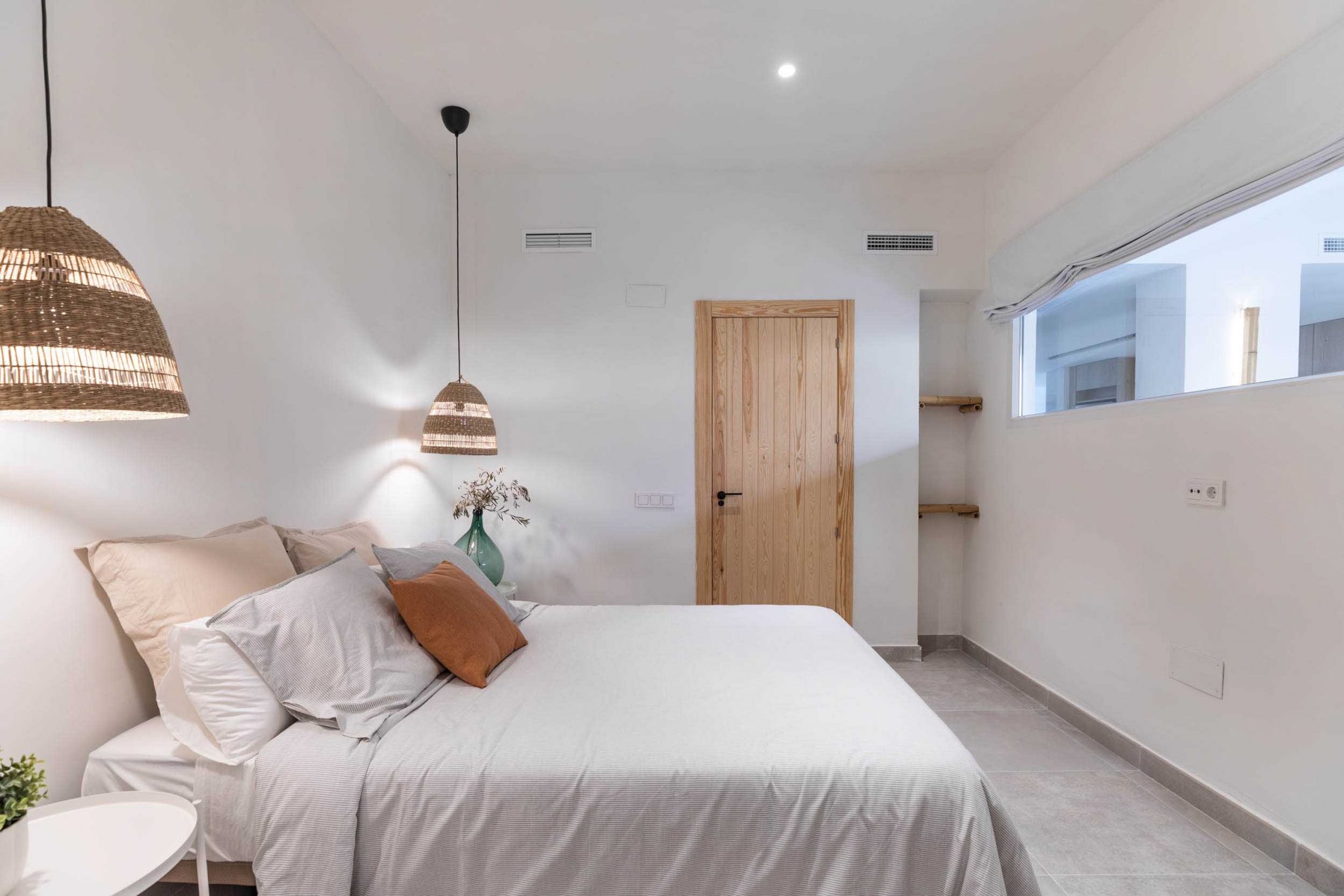 Dormitorio natural Alberto García Diseño interior Casas de Alquiler