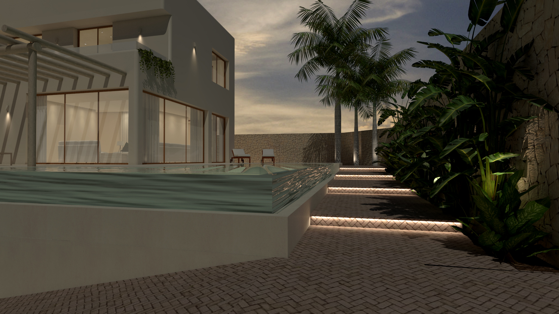 piscinas desbordantes Murcia Alberto García Interiorista