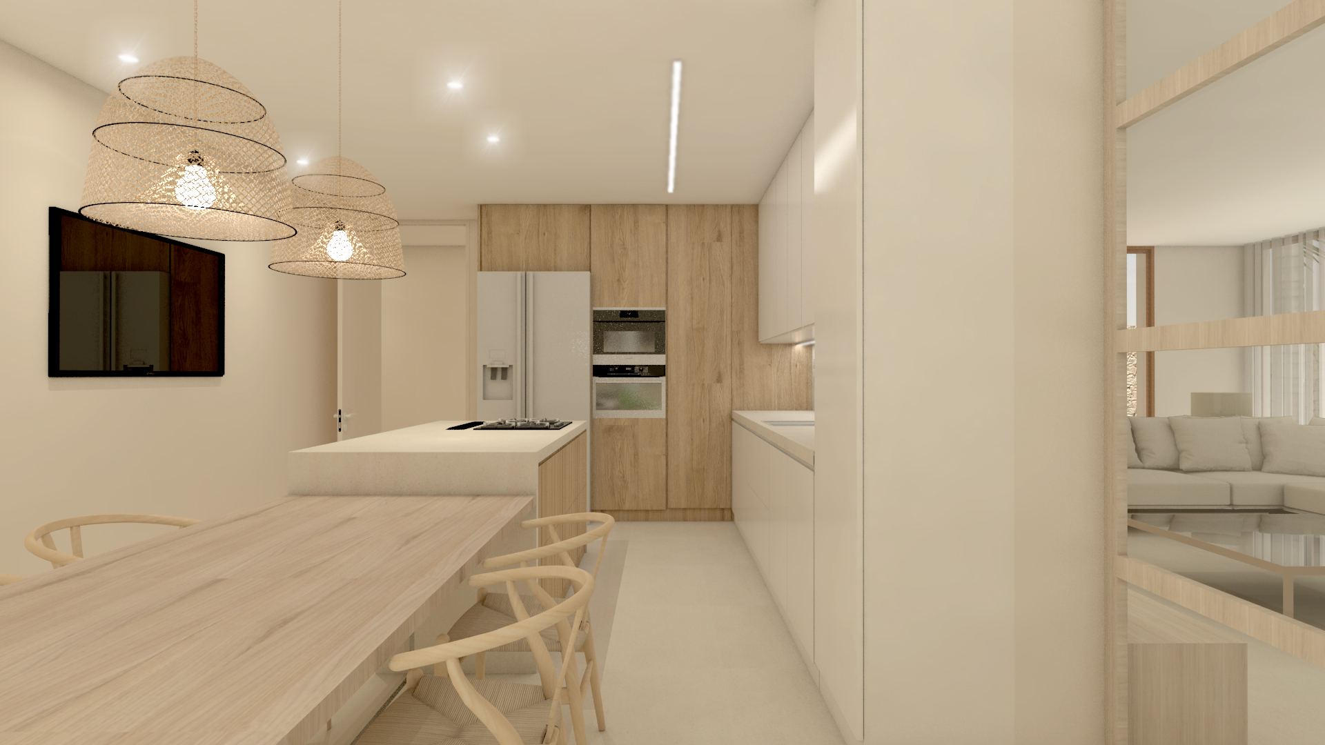 Cocinas luminosas Interiorista Murcia Alberto García