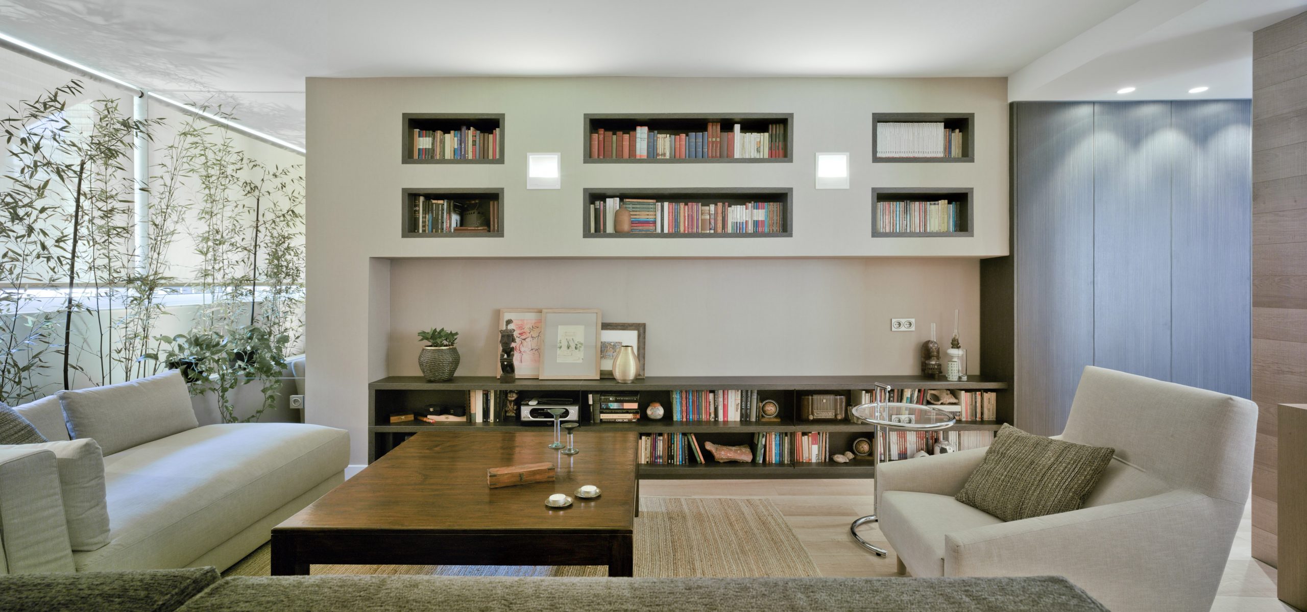 salón elegante interiorista Alberto García